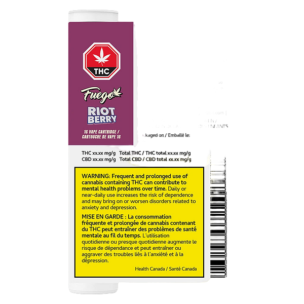 Fuego - Riot Berry 510 Thread Cartridge