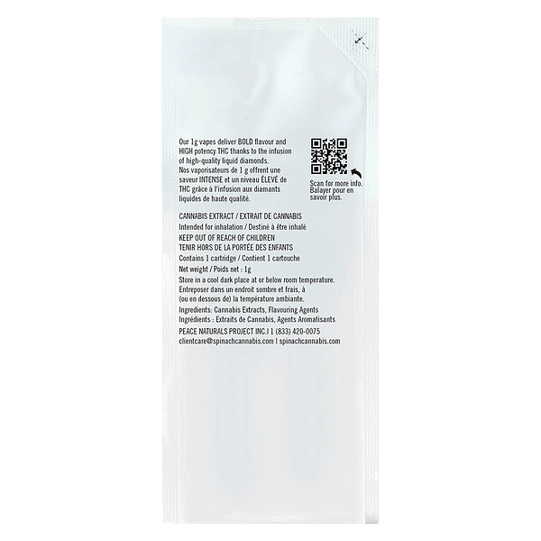 Spinach - Cherry Crush Vape 510 Thread Cartridge