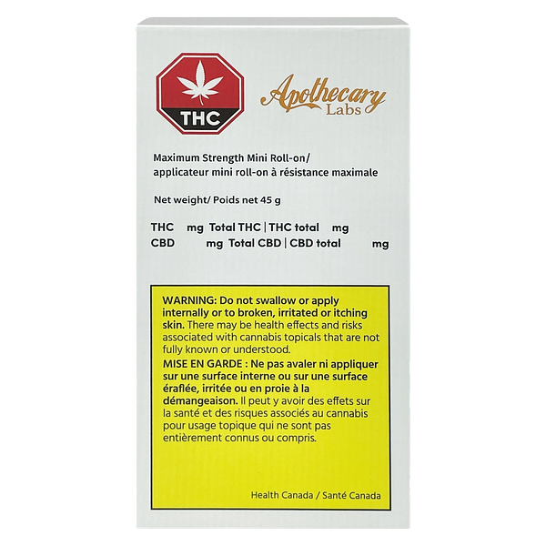 Apothecary Labs - Maximum Strength Mini Roll On