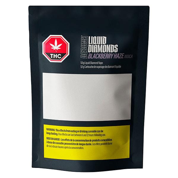 DEBUNK - Blackberry Haze Liquid Diamonds 510 Thread Cartridge image 2