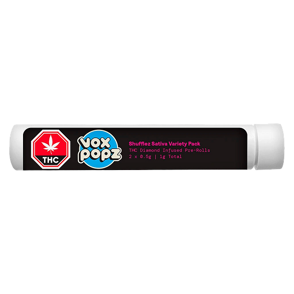 Vox Popz - Shufflez Sativa Diamond Infused Pre-Roll