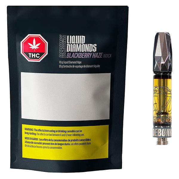 DEBUNK - Blackberry Haze Liquid Diamonds 510 Thread Cartridge image 4