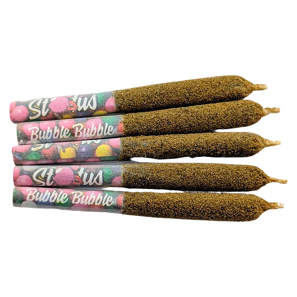 Status - Bubble Bubble Liquid Diamond Infused Kief Coated Pre-Roll