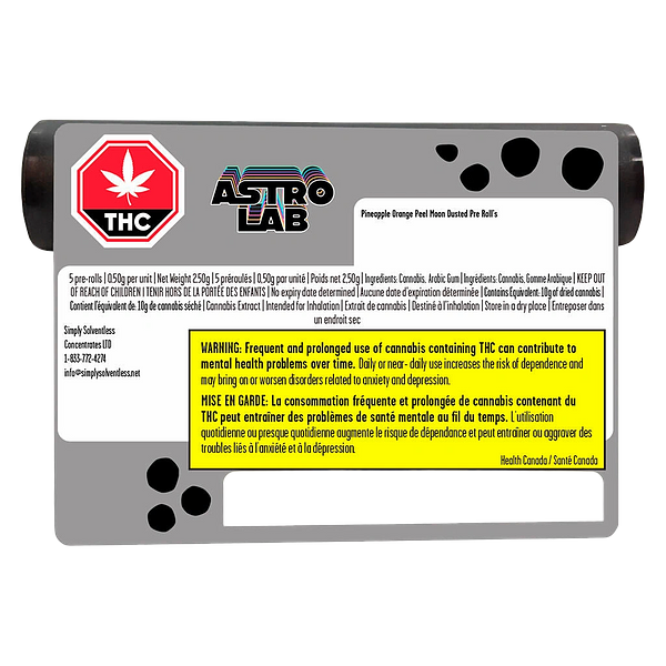 Astrolab - Pineapple Orange Peel Moon Dusted Infused Pre-Roll