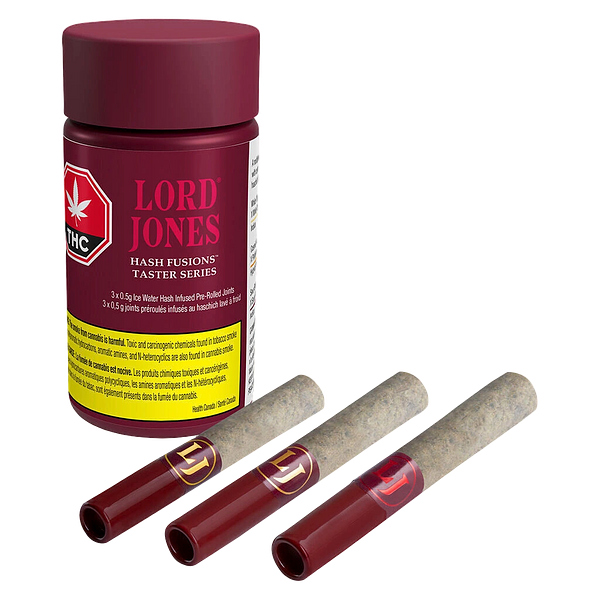Lord Jones - Hash Fusions Taster Series Infused Pre-Roll
