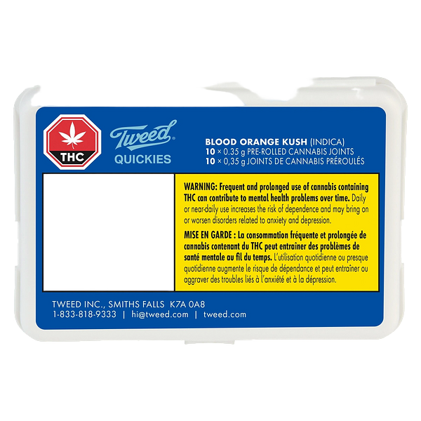 Tweed - Quickies Blood Orange Kush Pre-Roll