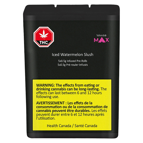 Weed Me Max - Iced Watermelon Infused Pre Roll