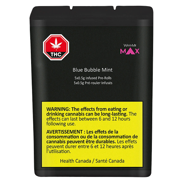 Weed Me Max - Blue Bubbles Infused Pre Roll