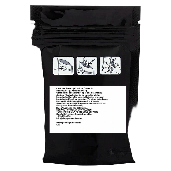 Frootyhooty - Poppin' Peach Distillate & Live Rosin Disposable Vape