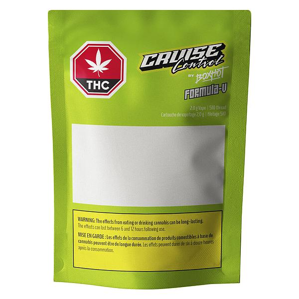 BOXHOT Cruise Control - Formula-v THCv + THC + CBD 510 Thread Cartridge image 2