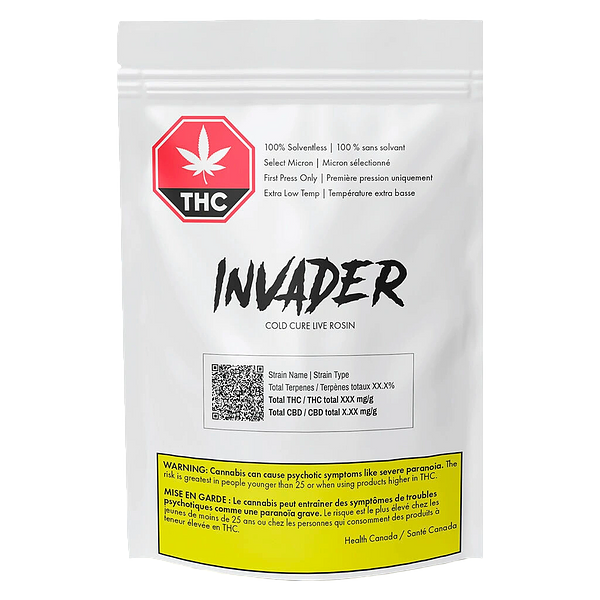 INVADER - Cold Cure Live Rosin