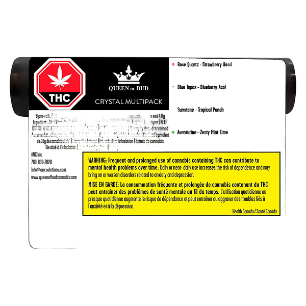 Queen of Bud - Crystal Multipack Infused Pre-Roll