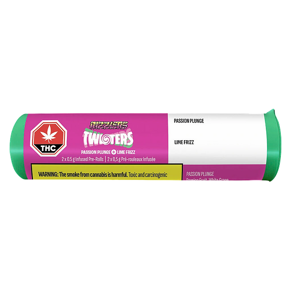 RIZZLERS - Twisters - Passion Plunge & Lime Frizz Razz Infused Pre-Roll