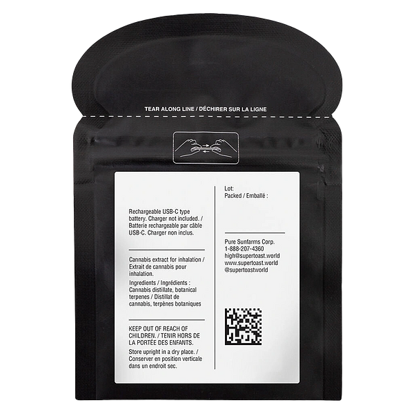 Super Toast - WTF?! Boba Fruit Liquid Diamonds Disposable Vape