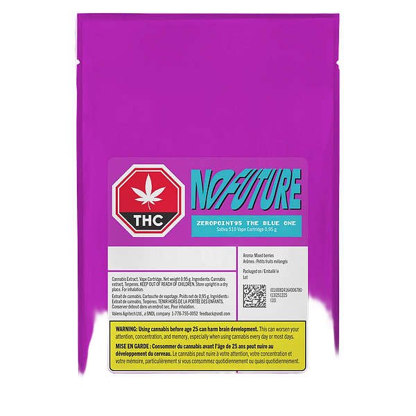 No Future - ZeroPoint95 - The Blue One 510 Thread Cartridge