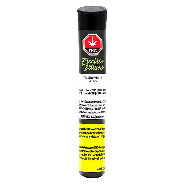 Electric Lettuce - Toasted Vanilla 510 Thread Cartridge