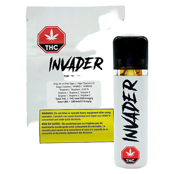 INVADER - Pure Live Rosin Bar Disposable Vape