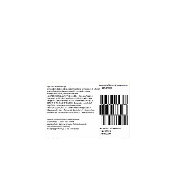OP - Super Sonic Disposable Vape