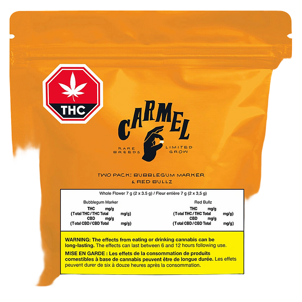 Carmel - Two Pack: Bubblegum Marker & Red Bullz