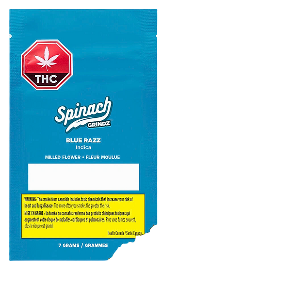 Spinach Grindz - Blue Razz