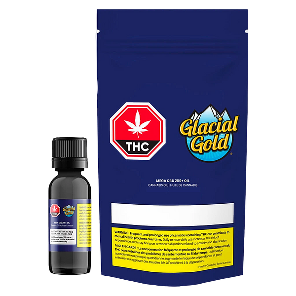 Glacial Gold - Mega CBD 200+ Oil