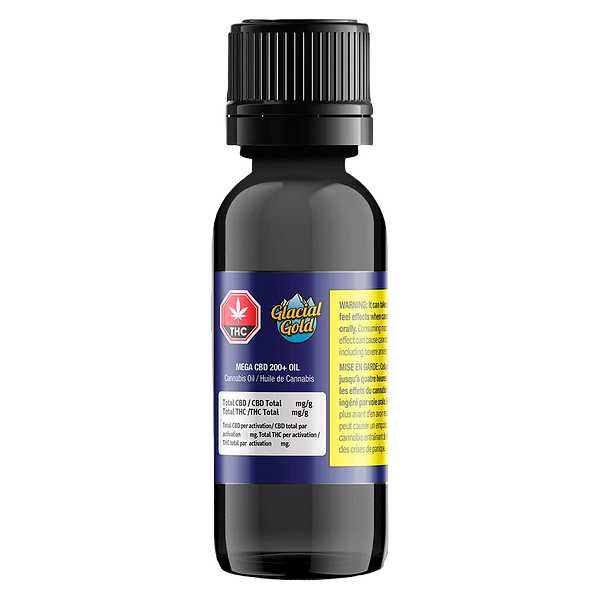 Glacial Gold - Mega CBD 200+ Oil