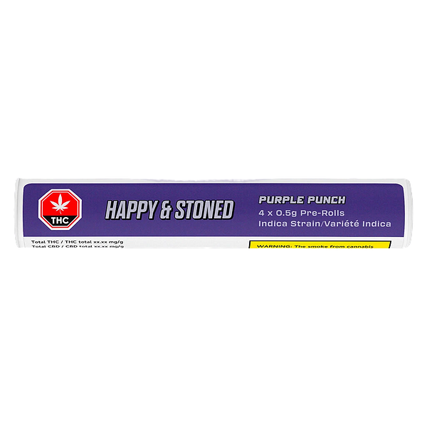 Happy & Stoned - Purple Punch Pre-Roll