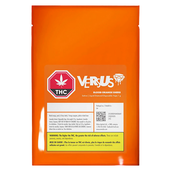 Versus - Blood Orange Sherb Liquid Diamond Disposable Vape