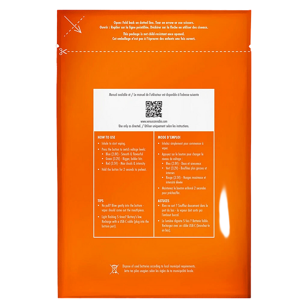 Versus - Blood Orange Sherb Liquid Diamond Disposable Vape