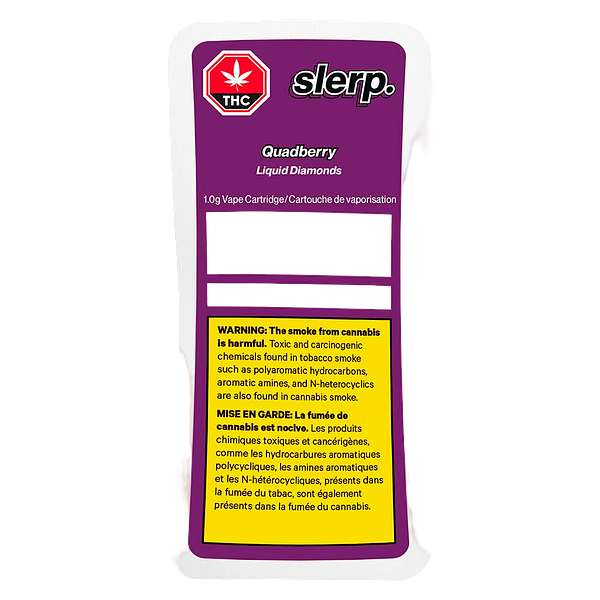 slerp. - Quad Berry Liquid Diamond Vape 510 Thread Cartridge