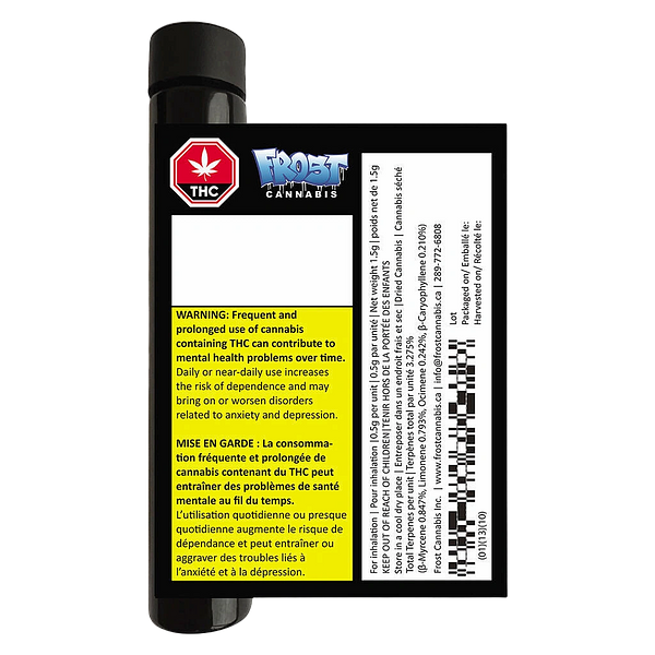 Frost Cannabis - Candy Bones Pre-Roll