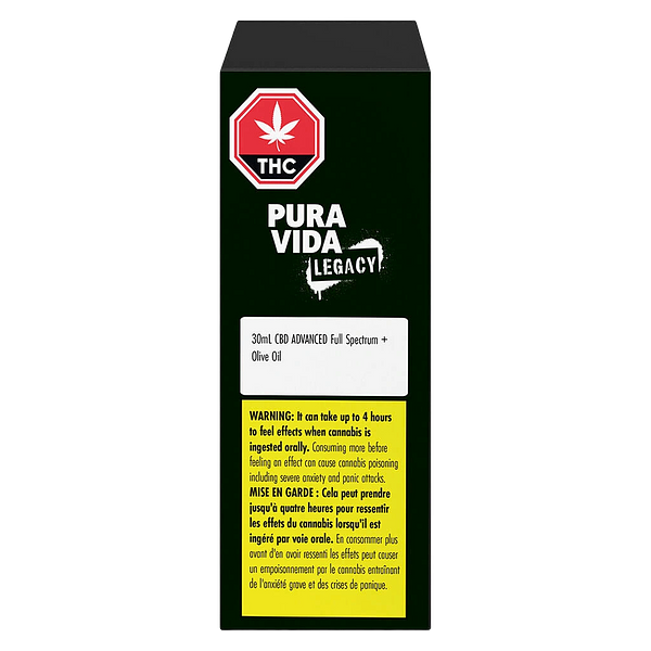 Pura Vida - CBD ADVANCED Full Spectrum + Olive Oil