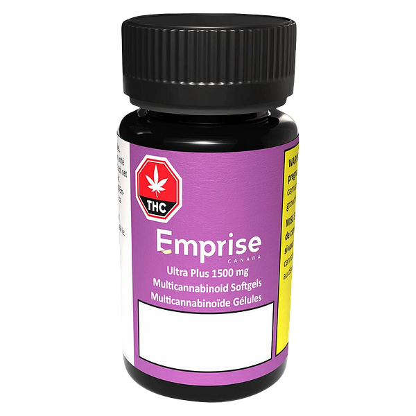 Emprise Canada - Ultra Plus 1500 mg Multicannabinoid Softgels