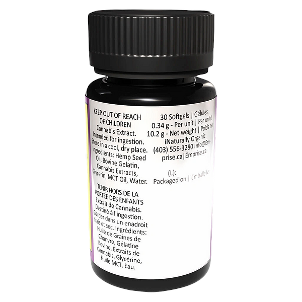 Emprise Canada - Ultra Plus 1500 mg Multicannabinoid Softgels