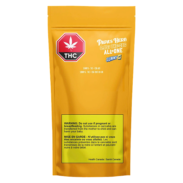Papa's Herb - Sunny G - THC + CBG AIO