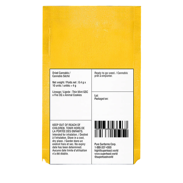 Super Toast - Animal Mintz Slims Pre Roll