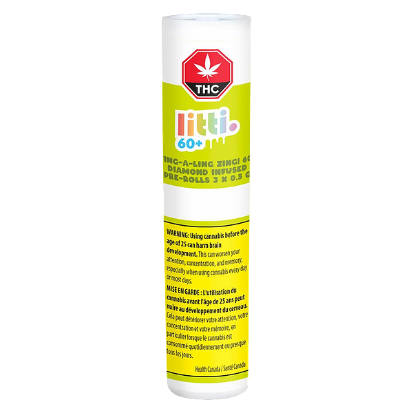 LITTI. - Ting-a-ling Zing! 60+ Diamond Infused Pre-Roll
