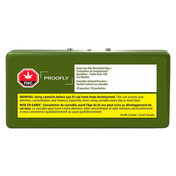 Proofly - Daily Low THC Mint Relief Dips