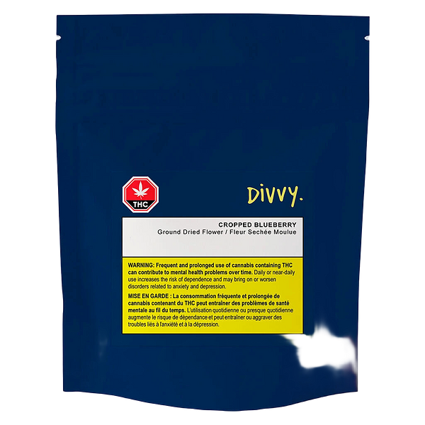 Divvy - Cropped Blueberry