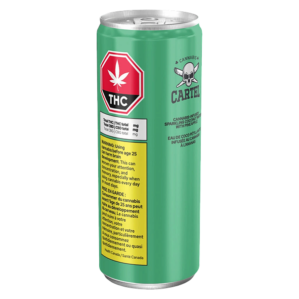 Cannabis Cartel - Sparkling Coconut Water with Pineapple