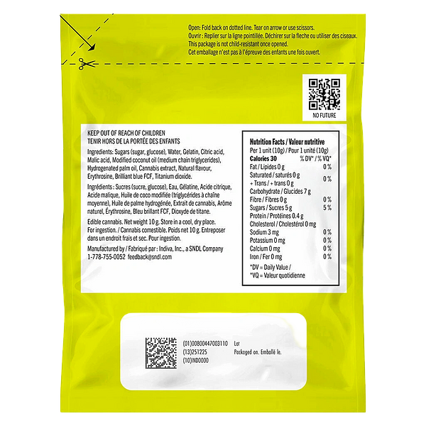 No Future - The Sour Purple One - Live Rosin Indica THC Gummy