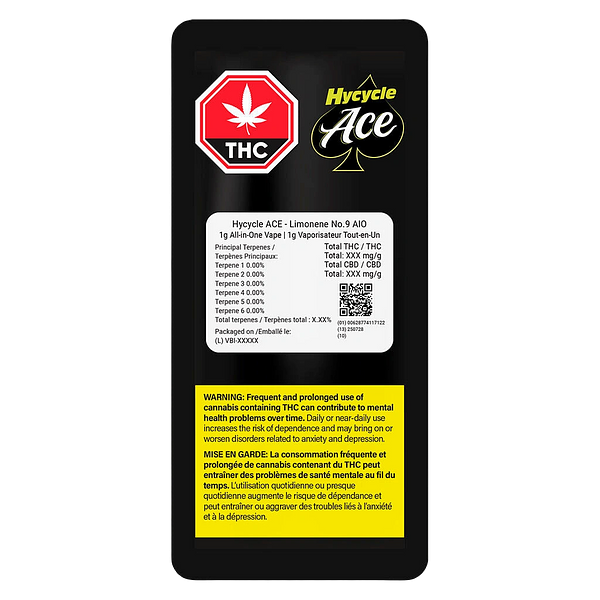 Hycycle Ace - Limonone No 9 Live Resin AIO
