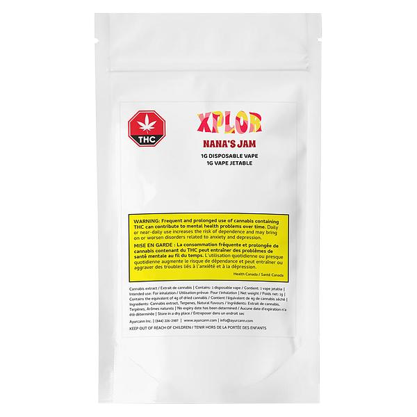 XPLOR - Nana's Jam Disposable Vape image 2