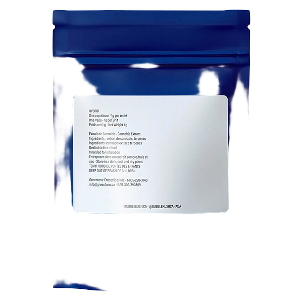 Bubble Kush ZAPZ - Kiwi Sorbet All-In-One