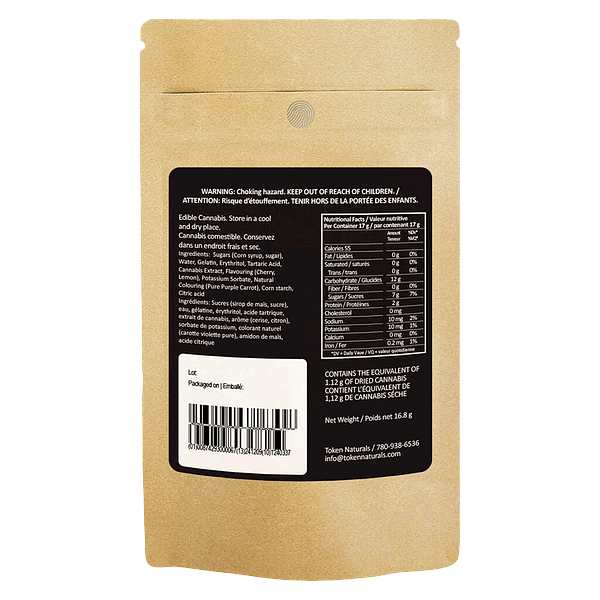 Rgb - RED - Cherry Lemonade Hash Rosin THC CBG Gummies