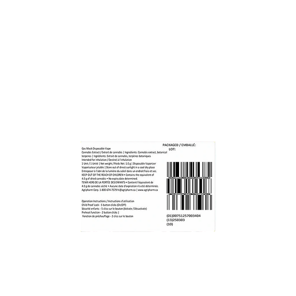OP - Gas Mask Disposable Vape