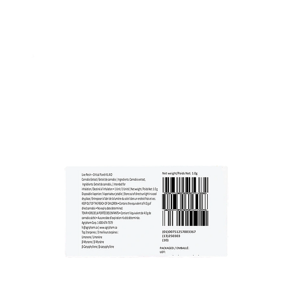 Purple Hills - Live Resin Critical Punch XL All In One Vape