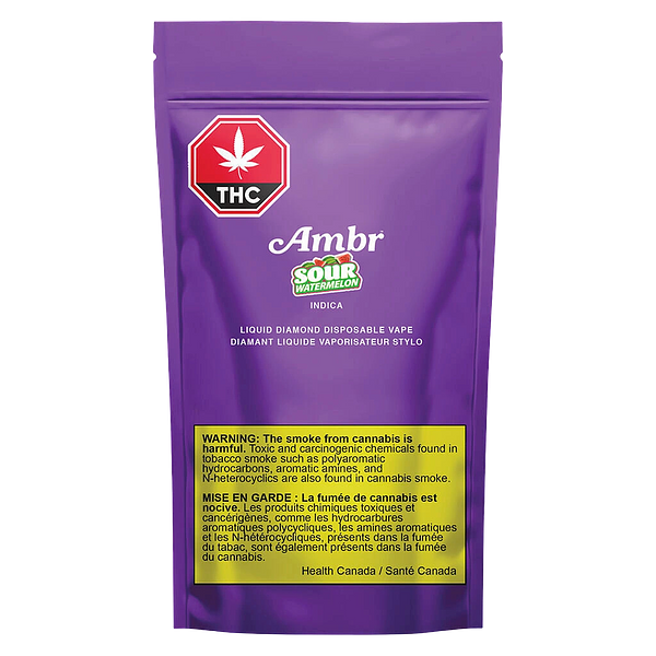 AMBR - Sour Watermelon Liquid Diamond Disposable Vape