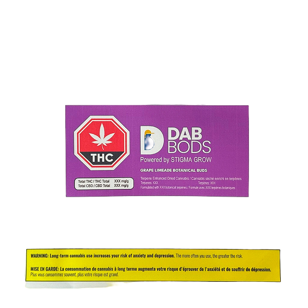 Dab Bods - Grape Limeade Botanical Buds