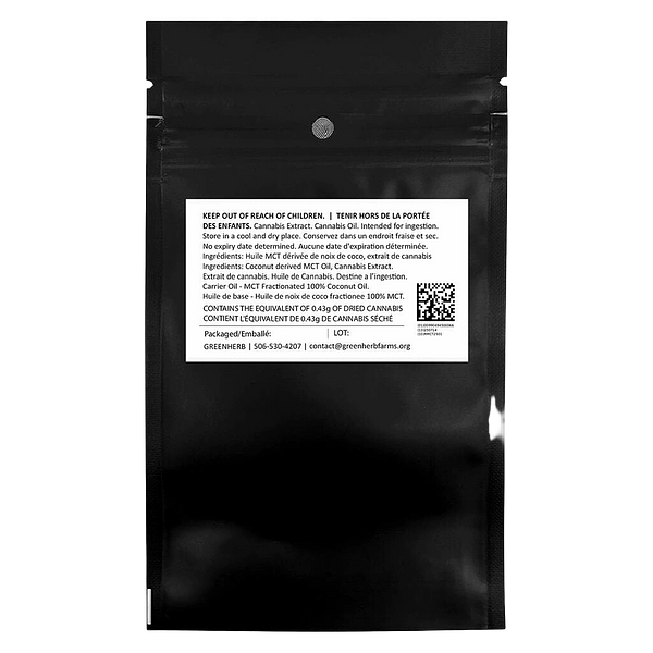 Pure Rosin - 100 Pure Live Rosin Infused MCT Oil - Indica Leaning